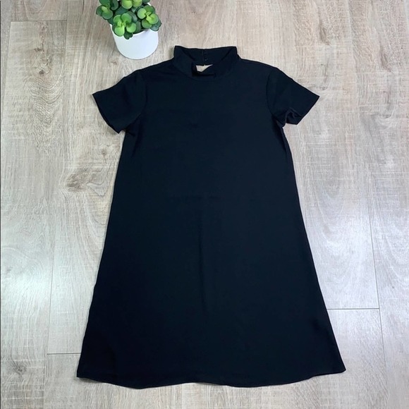 Amanda Uprichard Black Connor Keyhole Shift Dress - Picture 3 of 12